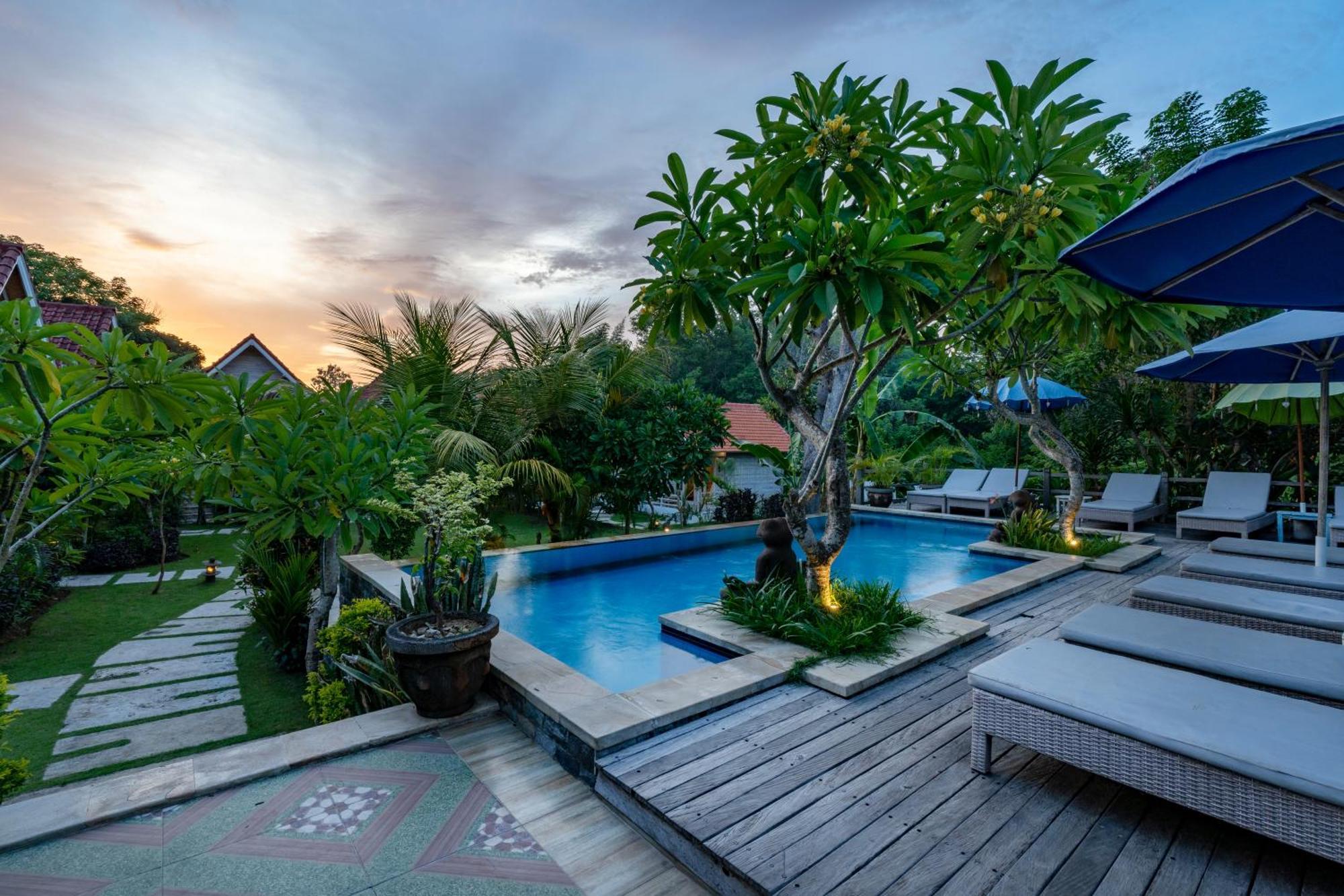 Le Biu Garden View Hotel Nusa Lembongan  Bagian luar foto