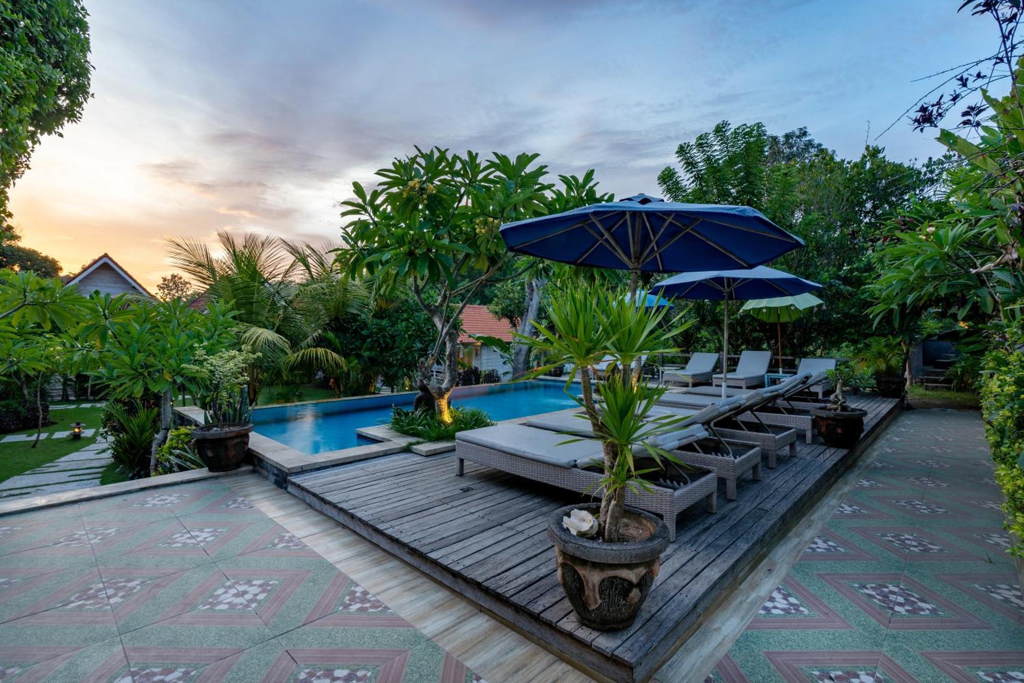 Le Biu Garden View Hotel Nusa Lembongan  Bagian luar foto
