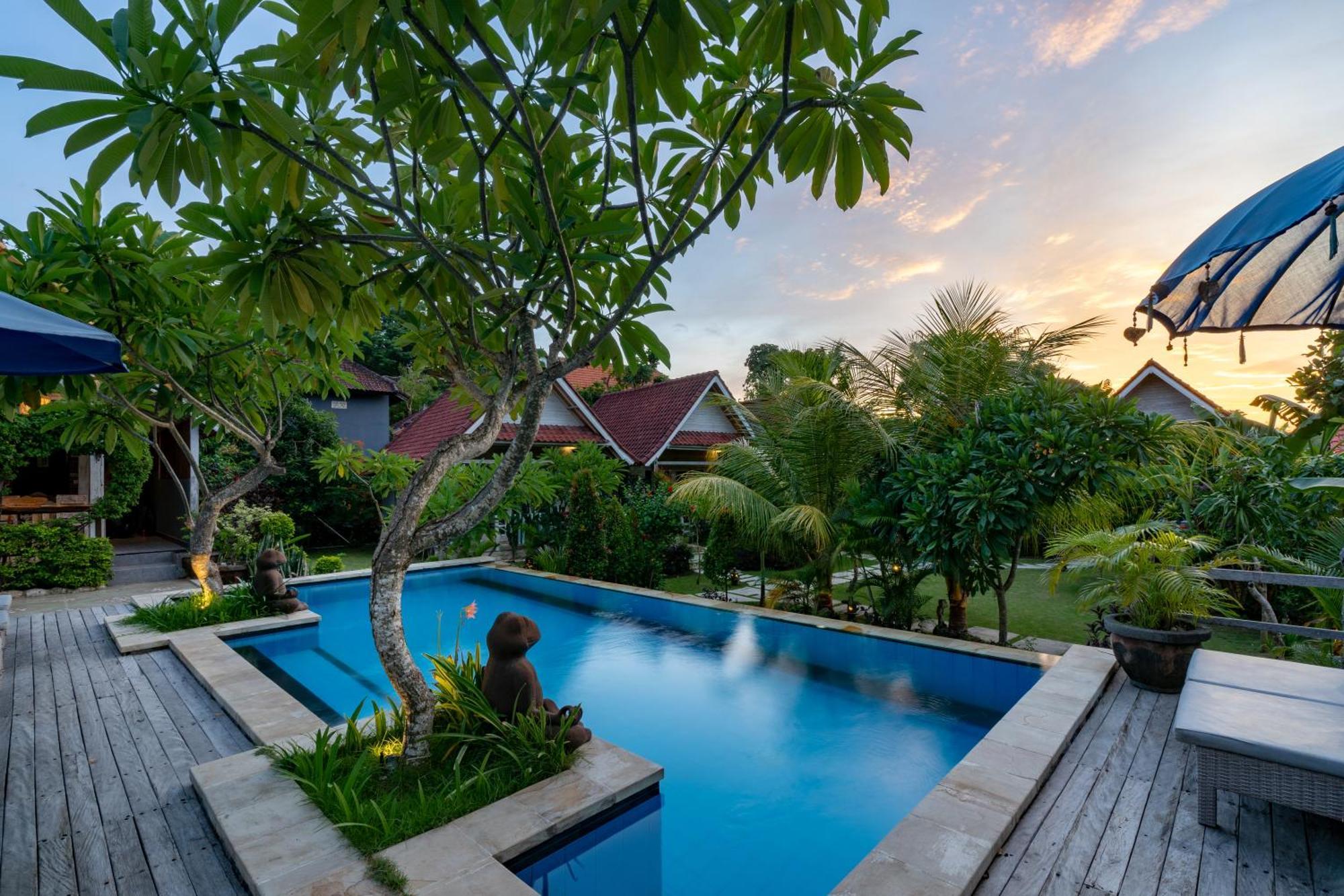 Le Biu Garden View Hotel Nusa Lembongan  Bagian luar foto