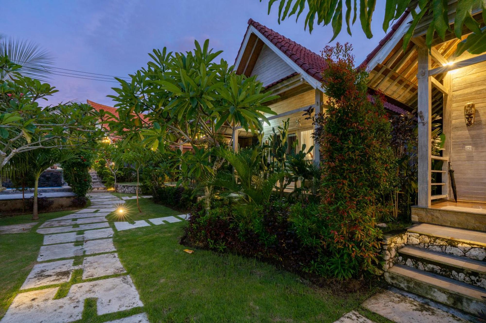 Le Biu Garden View Hotel Nusa Lembongan  Bagian luar foto