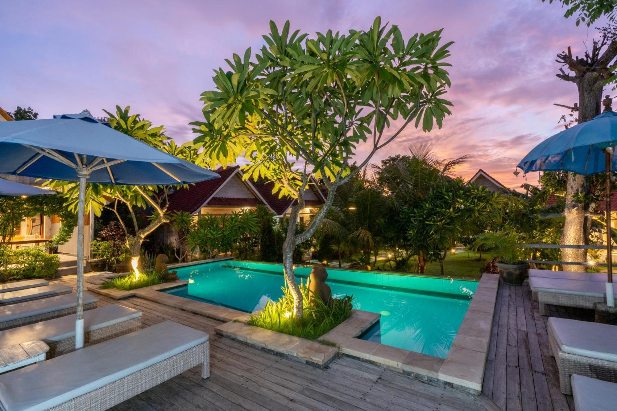 Le Biu Garden View Hotel Nusa Lembongan  Bagian luar foto